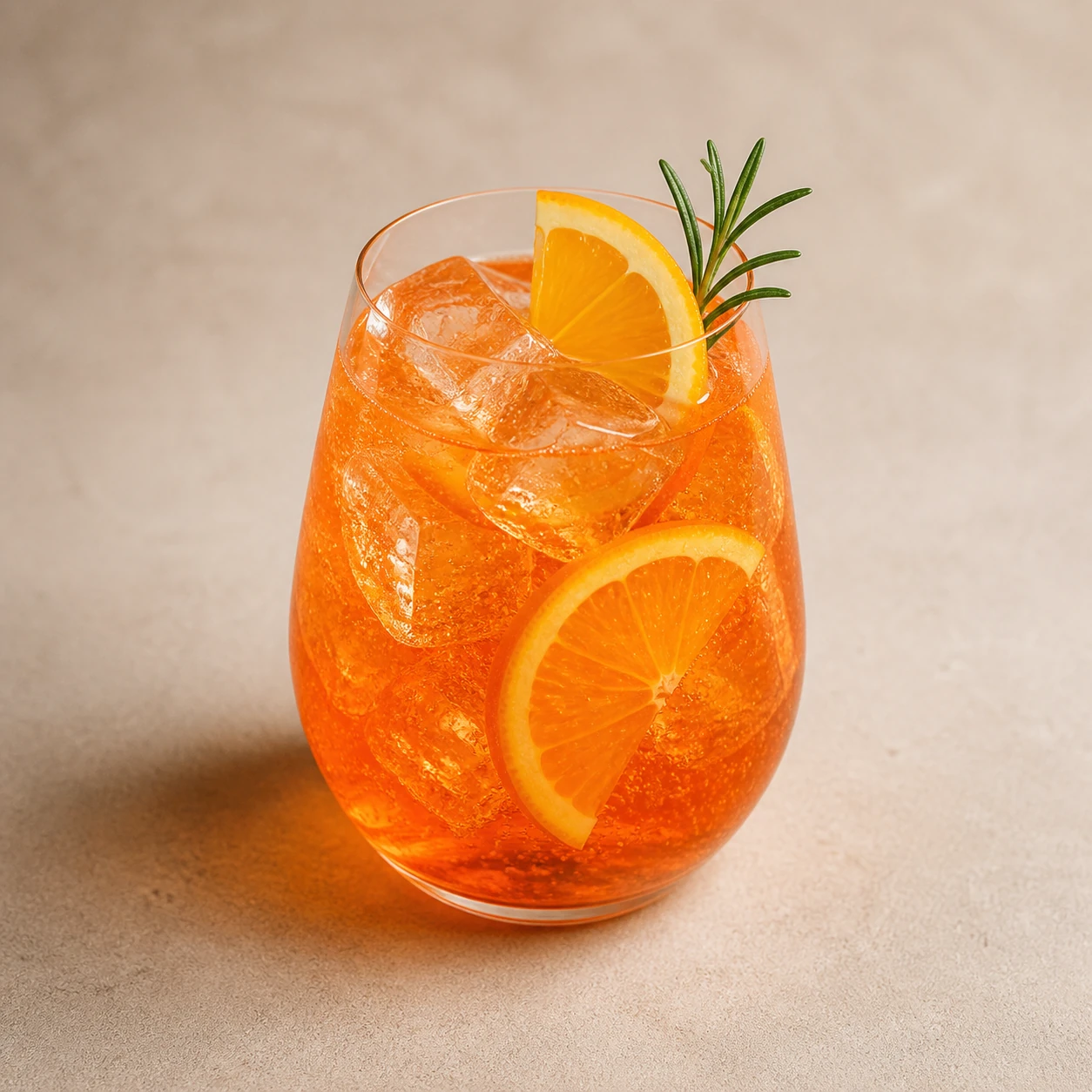 Realistic studio food card for Lyra Garden Spritz, a fictional cocktail item.