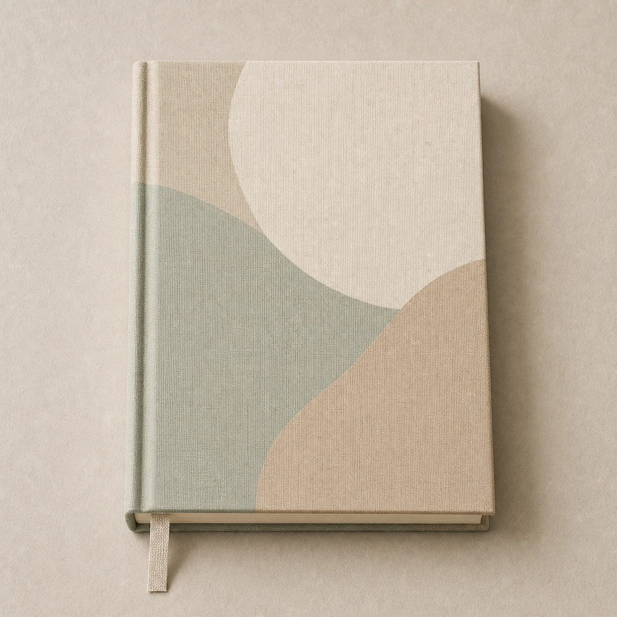 Realistic studio product card for Paperie Linen Journal, a fictional stationery item.