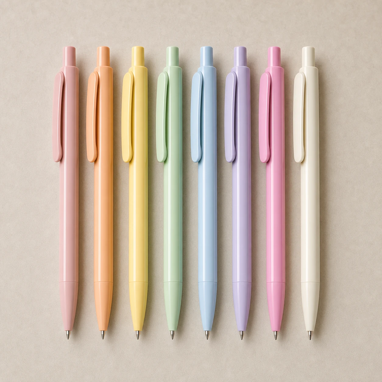Realistic studio product card for Inka Gel Pen Set, a fictional stationery item.