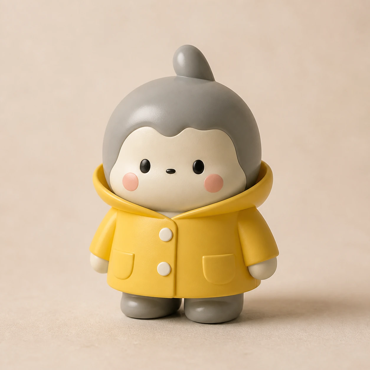 Realistic studio product card for Moko Pip Figure, a fictional collectibles item.